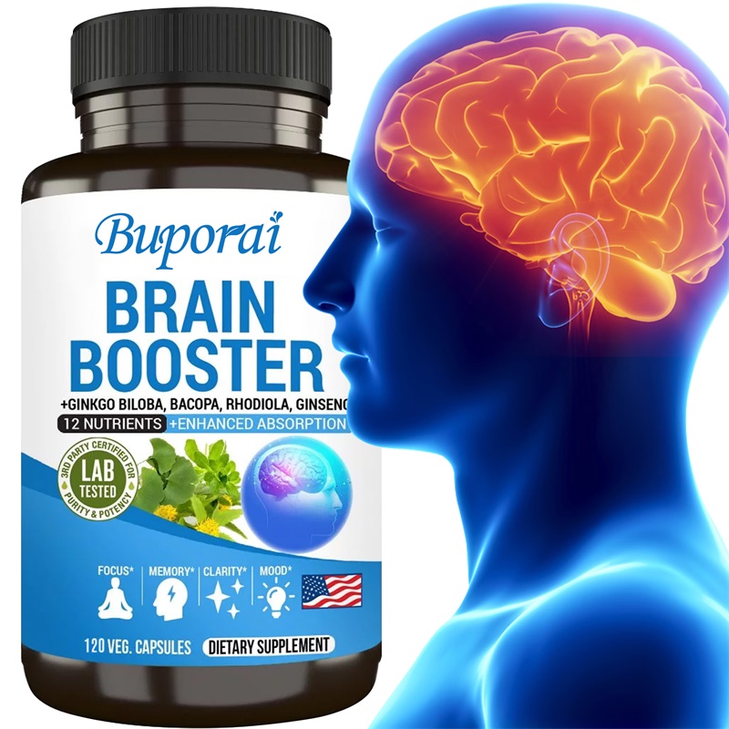 Ginkgo Biloba Extract - Suplemento de reforço cerebral - Memória,