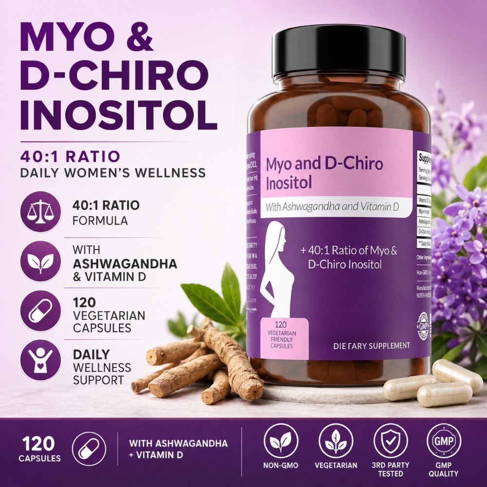 Ginkgo Biloba Extract - Cápsulas de Mio-Inositol e D-Chiro Inositol