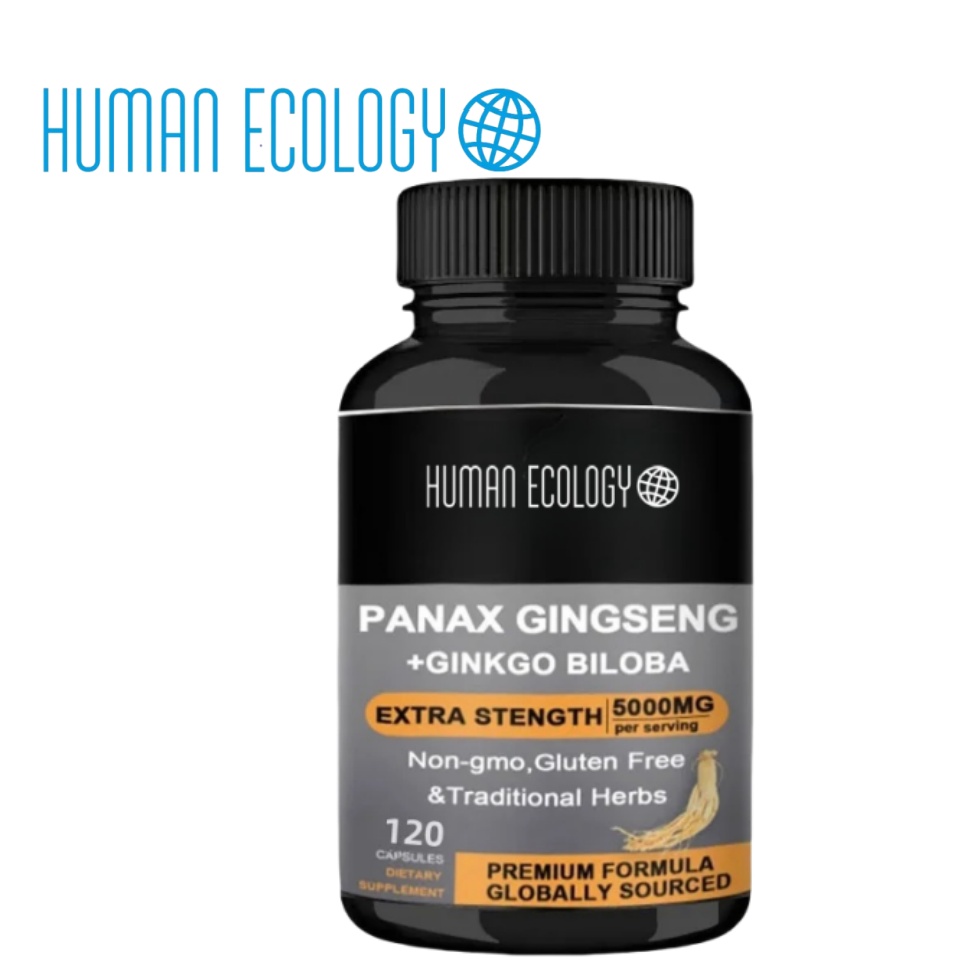 Ginkgo Biloba Extract - Ginseng Panax Vermelho Coreano Autêntico +