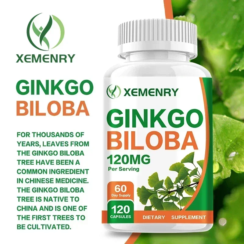 Ginkgo Biloba Extract - Cápsulas de Ginkgo Biloba - Suplemento