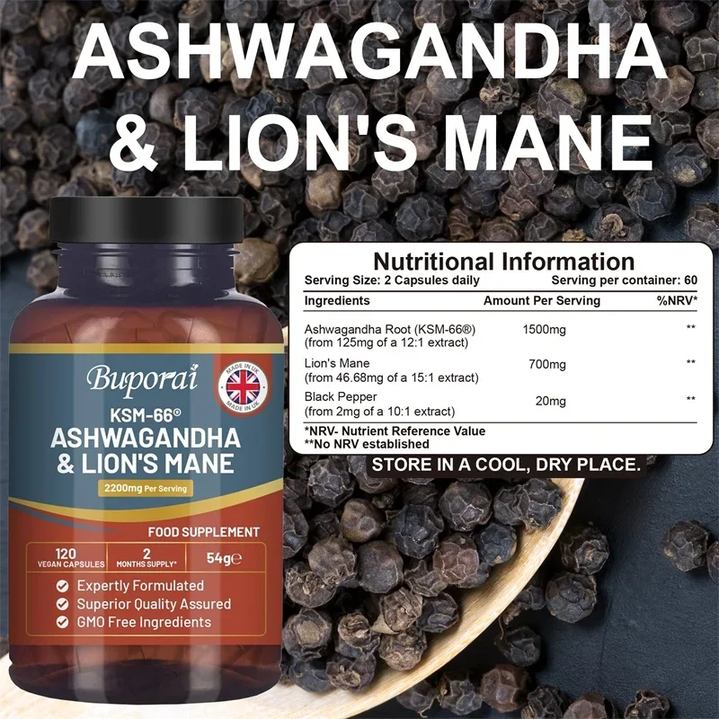 Ashwagandha e Lion's Mane - Al - Ginkgo Biloba Extract avaliação e preço