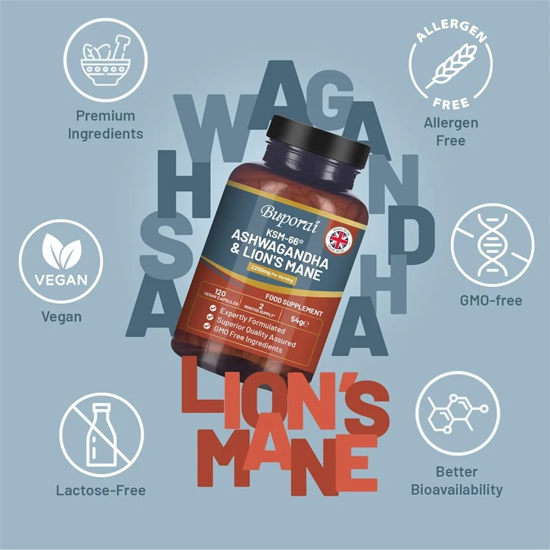 Ashwagandha e Lion's Mane - Al - Ginkgo Biloba Extract avaliação e preço