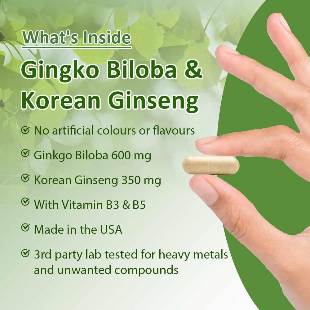 Cápsulas de Ginkgo Biloba e Gi - Ginkgo Biloba Extract avaliação e preço