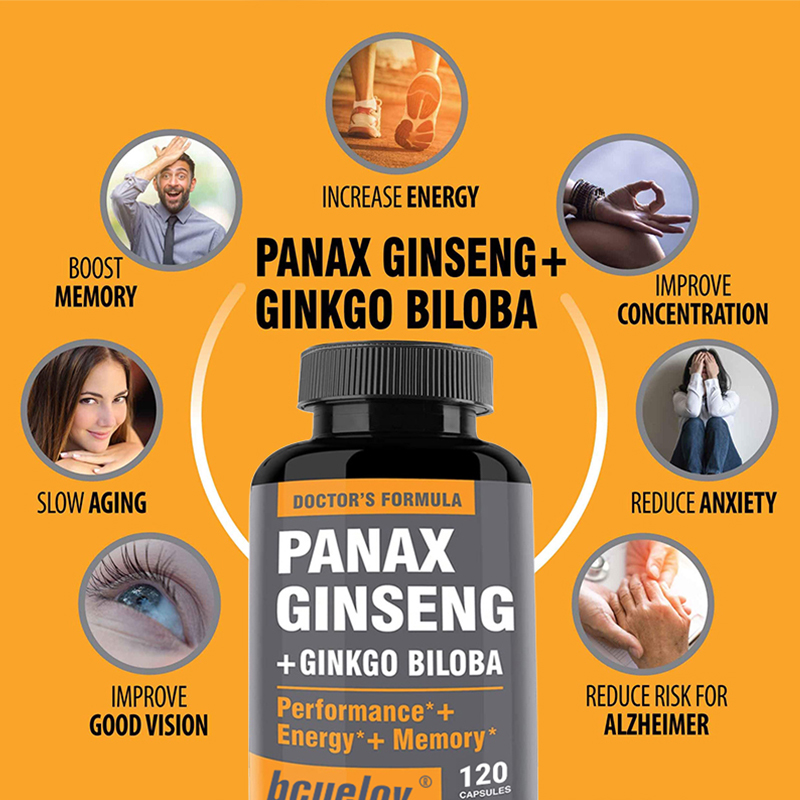 Cápsulas de extrato de ginseng - Ginkgo Biloba Extract avaliação e preço