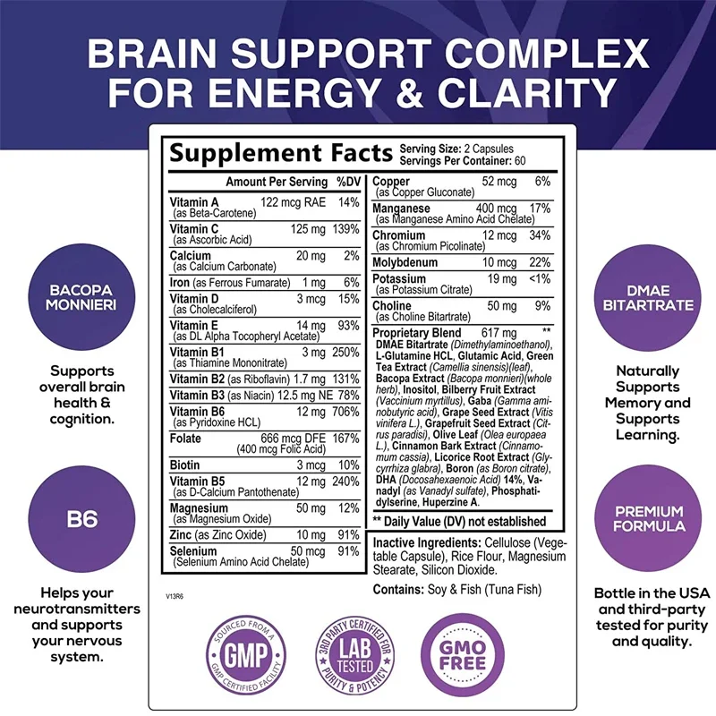 Suplemento cerebral - Apoia a  - Ginkgo Biloba Extract avaliação e preço
