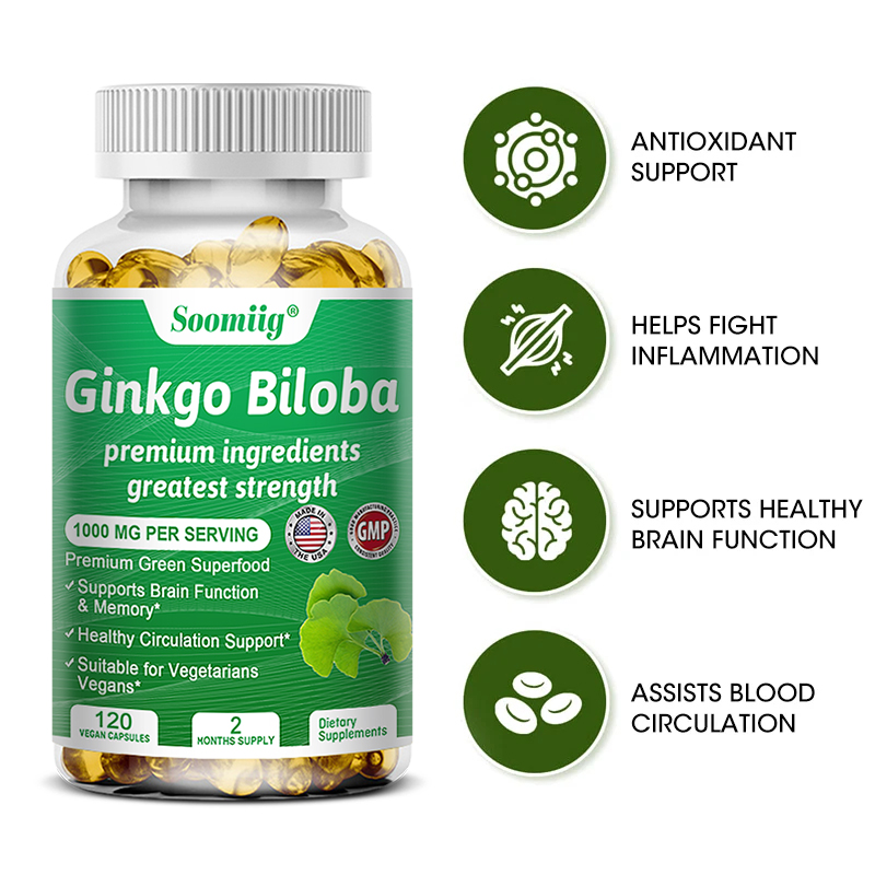 Cápsulas Ginko Biloba - Suplem - Ginkgo Biloba Extract avaliação e preço