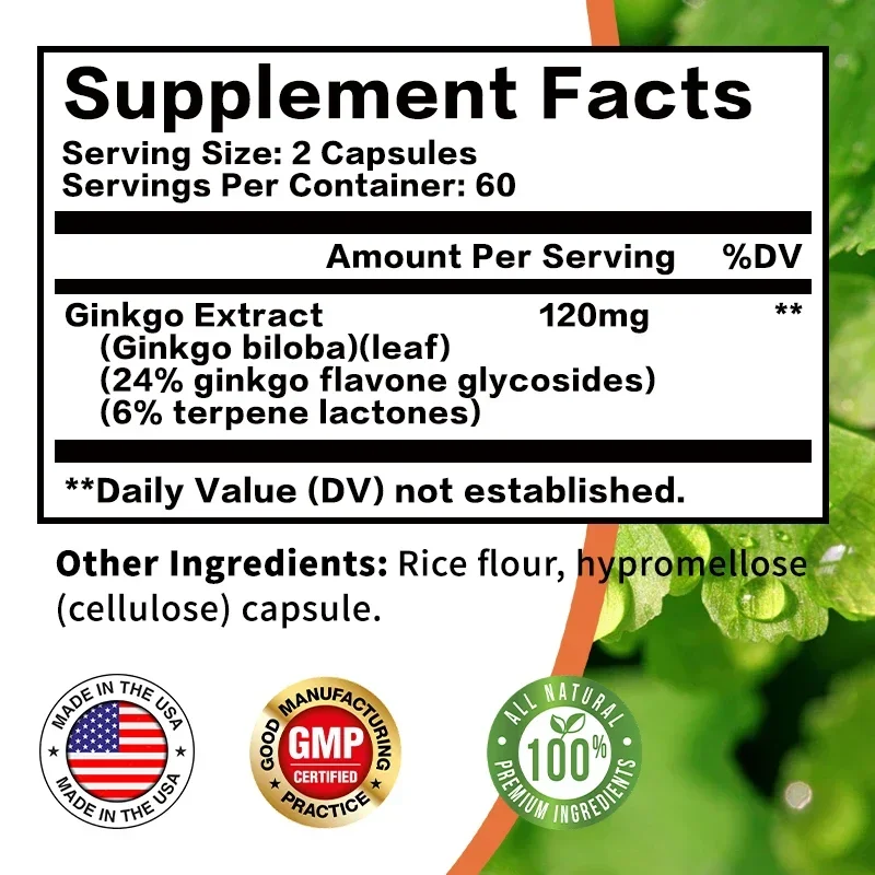 Cápsulas de Ginkgo Biloba - Su - Ginkgo Biloba Extract avaliação e preço